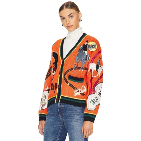 No! Jeans Equestrian Cardigan - Picture 3 of 7